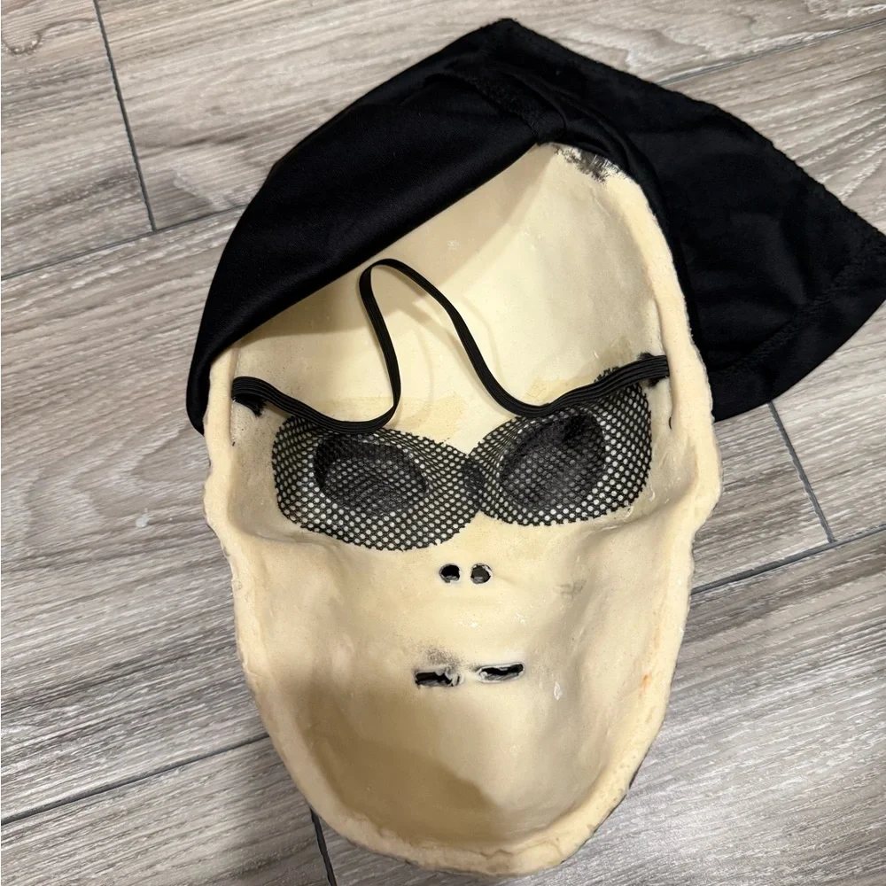 Black and Gray Skull Face Mask